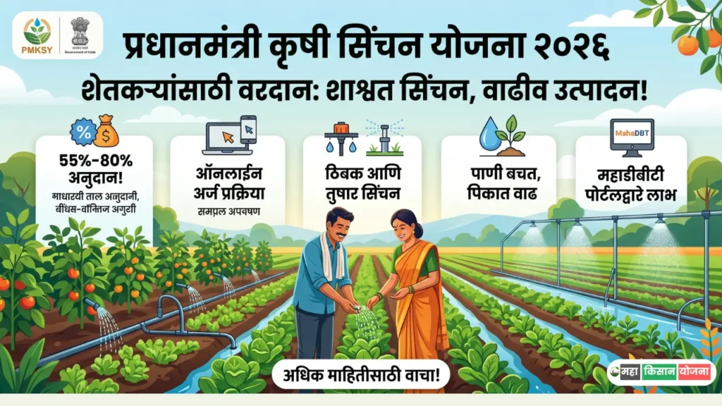 Pm Kisan Sinchai Yojana 2026