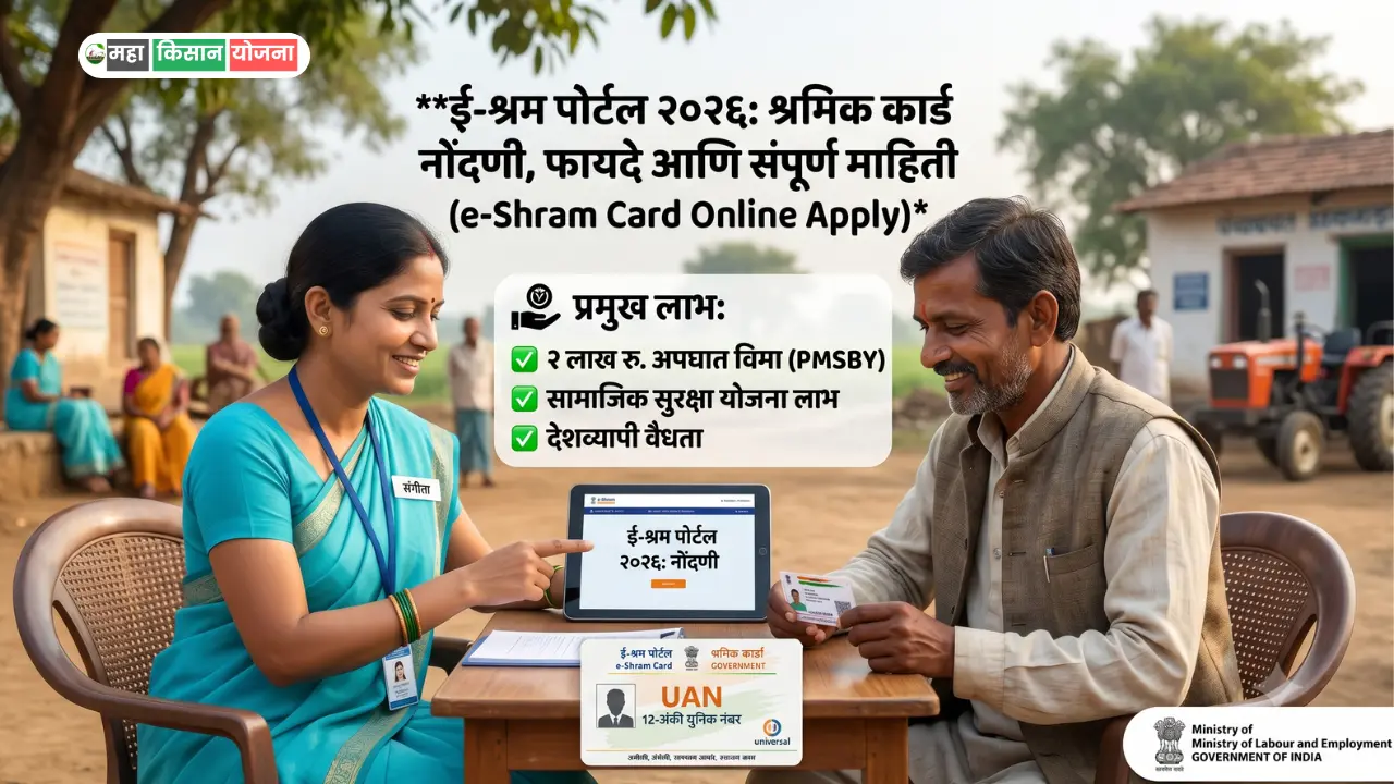 e-Shram Card Online Apply 2026